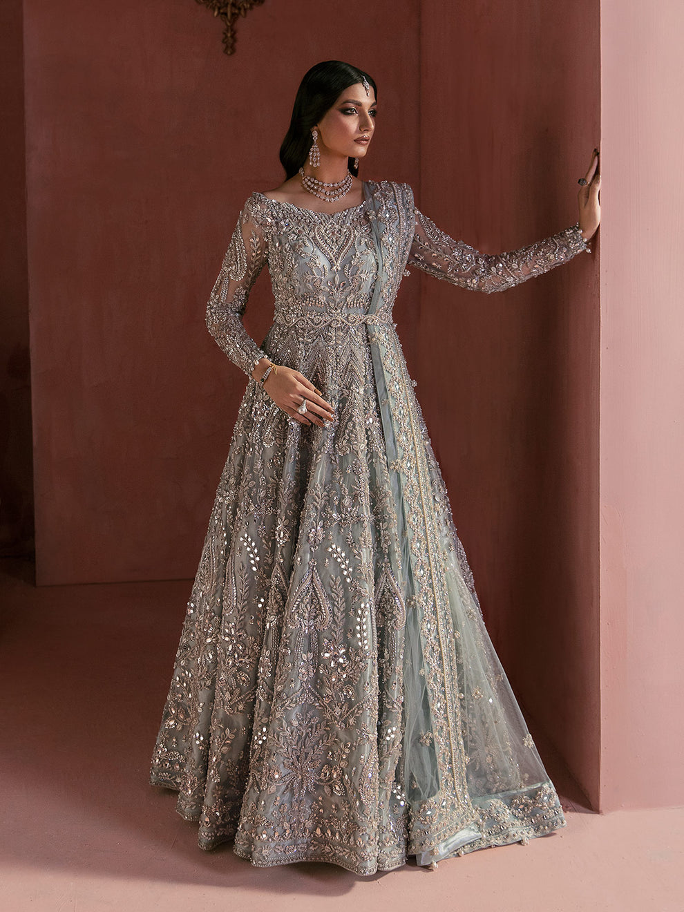 Buy Gulaal Bridal collection | Sylvia B-24 Dress from Lebaasonline Pakistani Clothes Stockist in the UK @ best price- SALE Shop Gulaal Bridal 2026, Maria B Lawn 2025 Summer Suit, Pakistani Clothes Online UK for Wedding, Bridal Wear Indian & Pakistani Summer Dresses by Gulaal in the UK & USA at LebaasOnline