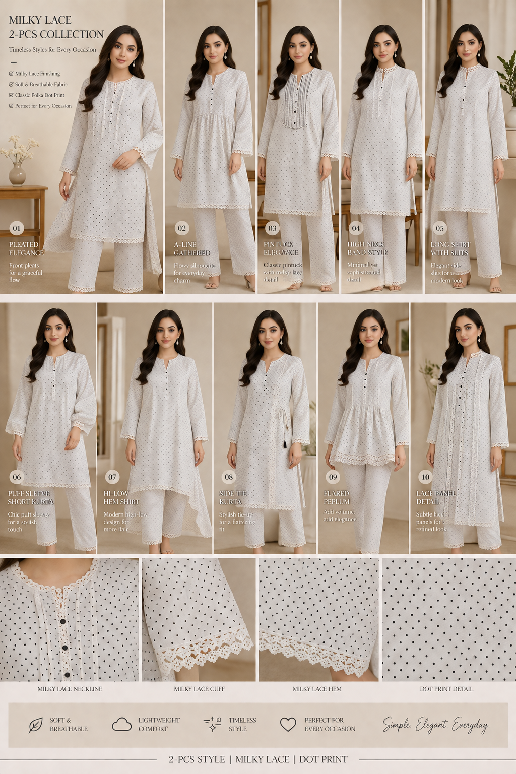 D1 Ayzal 2-Piece Pure Boski Printed Linen Collection