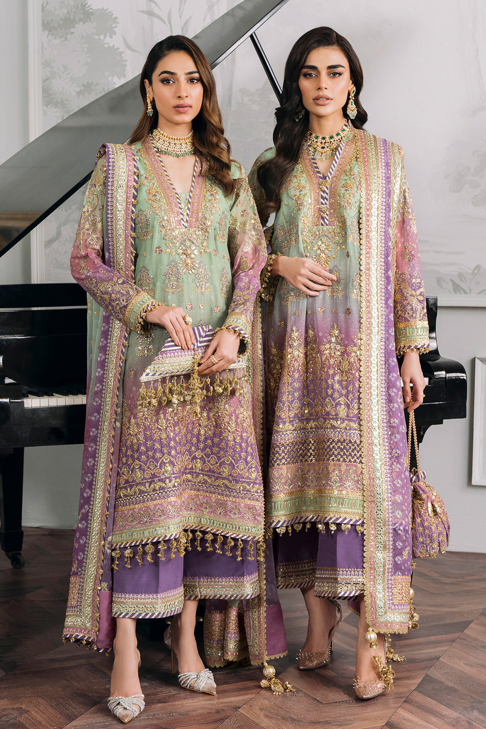 Buy Baroque | EMBROIDERED CHIFFON CH12-08 Online at Great Price! Available For UK, France & Germany. Baroque dresse from Pakistan & for SALE in the UK, USA, Manchester & London. Book now ready to wear & unstitched. Shop Wedding, festive, summer or winter branded outfits from Lebaasonline