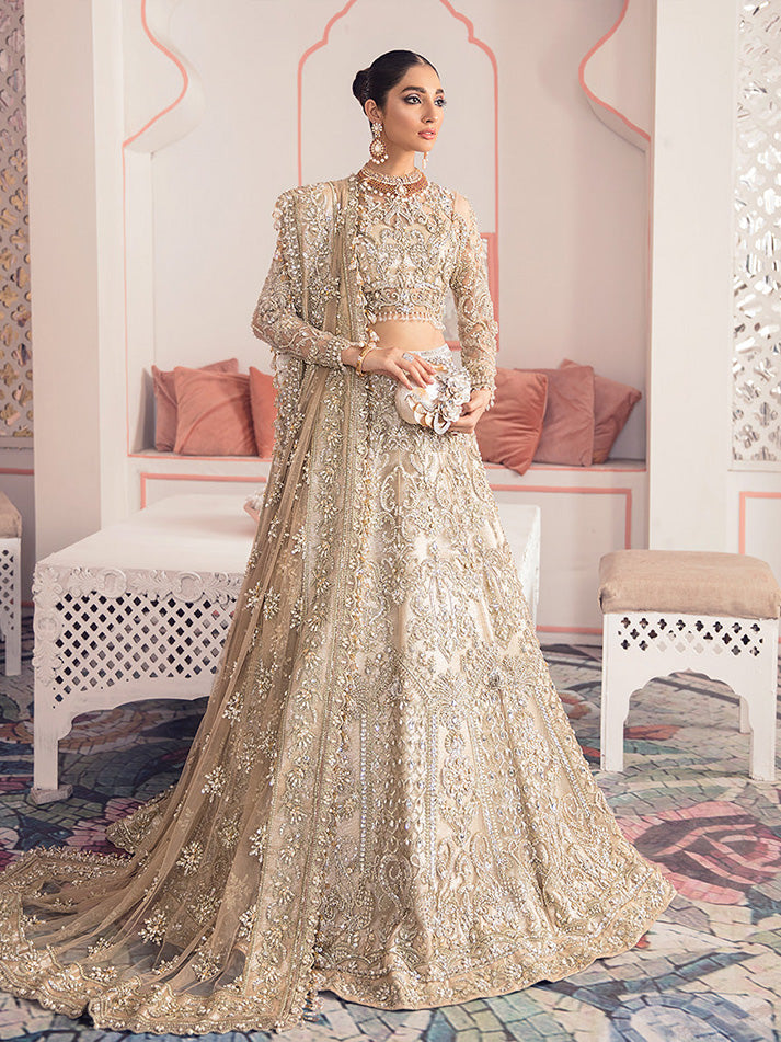 Buy Gulaal Bridal collection | Saiba B-01 Dress from Lebaasonline Pakistani Clothes Stockist in the UK @ best price- SALE Shop Gulaal Bridal 2026, Maria B Lawn 2025 Summer Suit, Pakistani Clothes Online UK for Wedding, Bridal Wear Indian & Pakistani Summer Dresses by Gulaal in the UK & USA at LebaasOnline