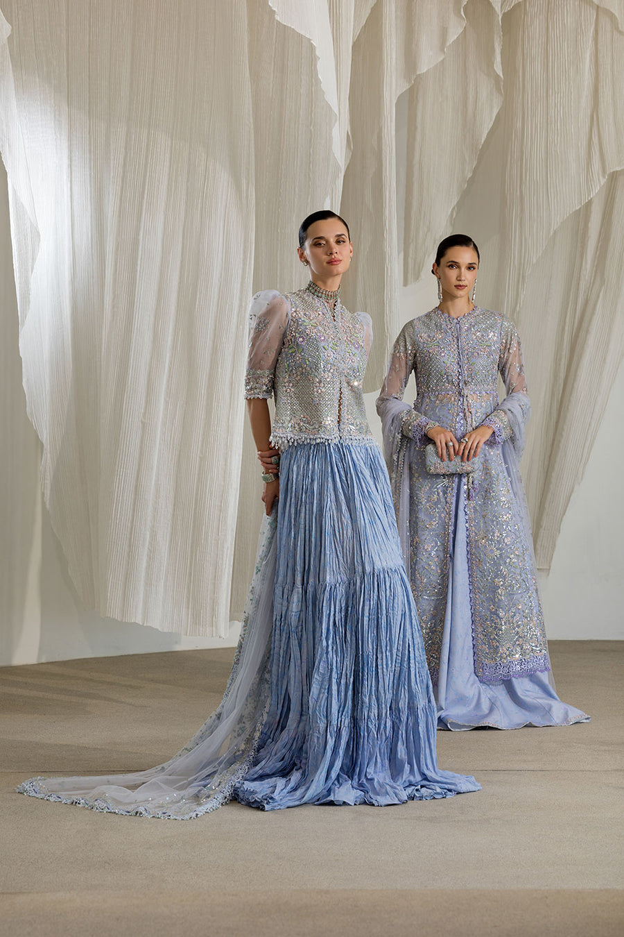 Sobia Nazir Festive ’26 NUR 02 embroidered organza Pakistani designer suit