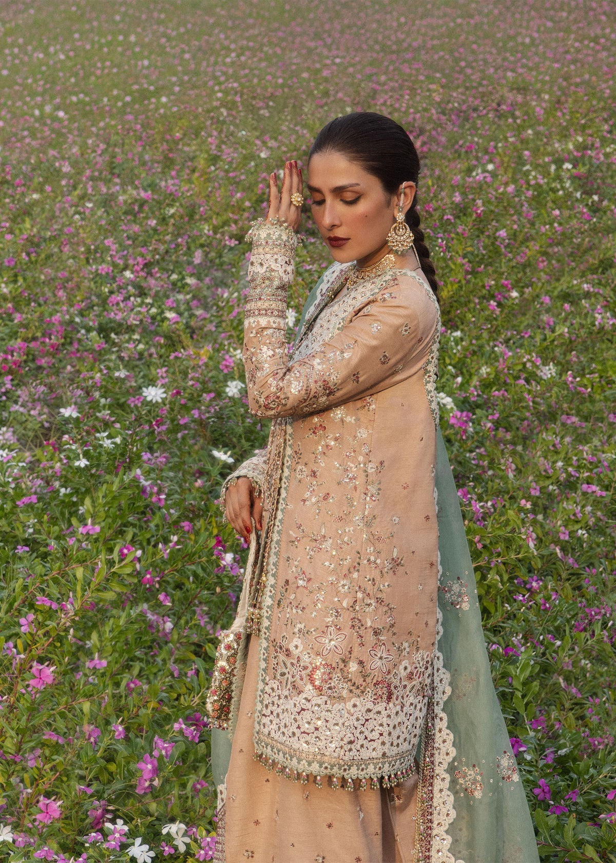 Hussain Rehar Festive 2026 Dori embroidered Pakistani designer outfit