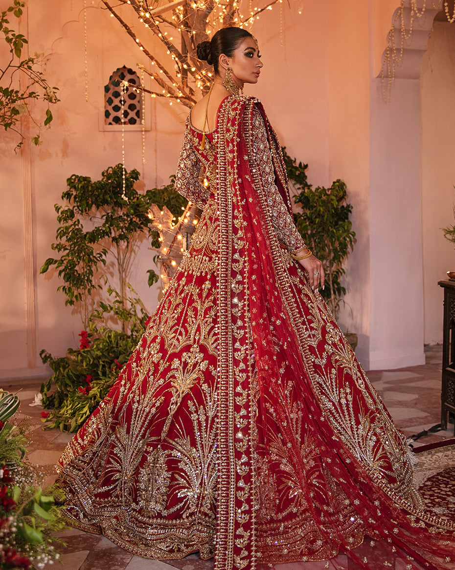 Buy Gulaal Bridal collection | Sairah B-07 Dress from Lebaasonline Pakistani Clothes Stockist in the UK @ best price- SALE Shop Gulaal Bridal 2026, Maria B Lawn 2025 Summer Suit, Pakistani Clothes Online UK for Wedding, Bridal Wear Indian & Pakistani Summer Dresses by Gulaal in the UK & USA at LebaasOnline
