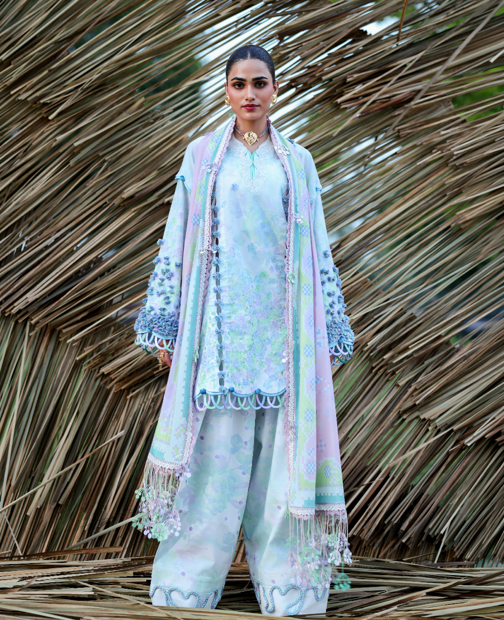 Buy Republic Womenswear | NEOMA Summer Prints '26 | Roshan wear for the Pakistani look. The heavy embroidery salwar kameez, Designer designs of Republic women's wear, Maria B, Asim Jofa, Crimson are available in our Pakistani designer boutique. Get Velvet suits in UK USA, UAE, France from Lebaasonline @ Sale Prize.