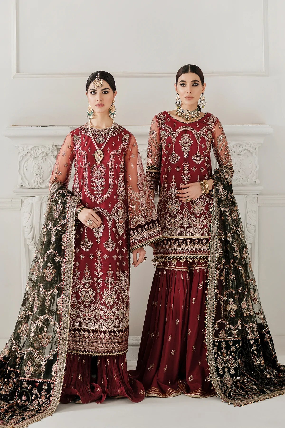 Buy Baroque | Embroidered Net 3Pc Suit CH10-D07 - Collection 2025 Online at Great Price! Available For UK, France & Germany. Baroque dresse from Pakistan & for SALE in the UK, USA, Manchester & London. Book now ready to wear & unstitched. Shop Wedding, festive, summer or winter branded outfits from Lebaasonline