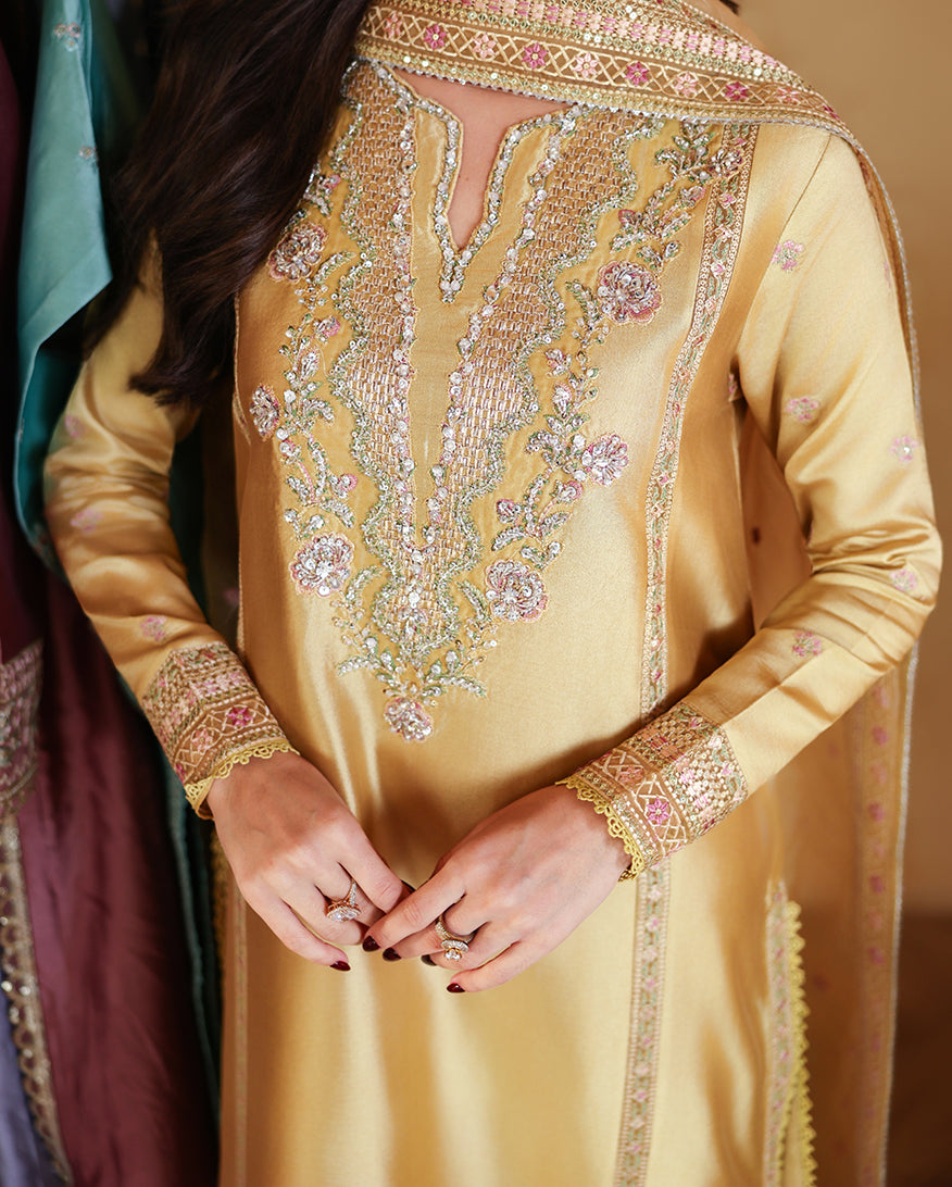Buy MUSHQ | Zarminay 2026-Pret - "Ezel" Designer Dresses Is an exclusively available for online UK @lebaasonline. PAKISTANI WEDDING DRESSES ONLINE UK can be customized at Pakistani designer boutique in USA, UK, France, Dubai, Saudi, London. Get Pakistani & Indian velvet BRIDAL DRESSES ONLINE USA at Lebaasonline.