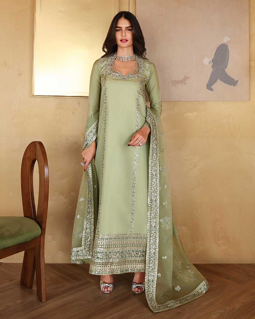 Buy MUSHQ | Zarminay 2026-Pret - "Veha" Designer Dresses Is an exclusively available for online UK @lebaasonline. PAKISTANI WEDDING DRESSES ONLINE UK can be customized at Pakistani designer boutique in USA, UK, France, Dubai, Saudi, London. Get Pakistani & Indian velvet BRIDAL DRESSES ONLINE USA at Lebaasonline.