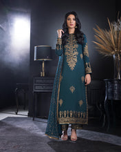 Load image into Gallery viewer, Shop ASIM JOFA - RAMSHA VELVET COLLECTION 2022 | AJRE – 09 @lebaasonline Net Embroidered hand mirror work, New Indian Wedding dresses online USA &amp; Pakistani Designer Partywear Suits in the UK and USA at LebaasOnline. Browse new EMAAN ADEEL - MAHERMAH 2022 Sea Green Pakistani Dress &amp; Nikah dresses SALE at LebaasOnline.