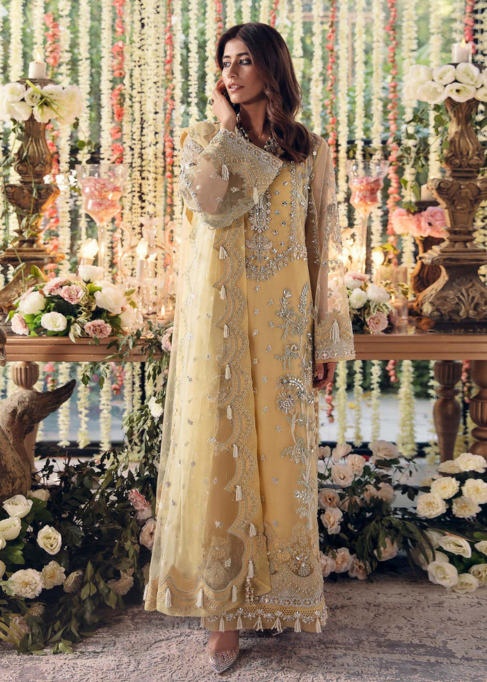 Buy Elan Zaha Gossamer Online at Great Price! Available For Next Day Dispatch in Size Medium Modern Printed embroidery dresses on lawn & luxury cotton designer printed fabric created by Khadija Shah from Pakistan & for SALE in the UK, USA, Malaysia, London. Book now ready to wear Medium sizes or customise it.