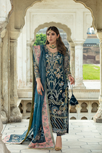 Load image into Gallery viewer, Buy AJR Alif Luxury Wedding Collection 2022 | 03 Pakistani Bridal Dresses Available for in Sizes Modern Printed embroidery dresses on lawn &amp; luxury cotton designer fabric created by Khadija Shah from Pakistan &amp; for SALE in the UK, USA, Malaysia, London. Book now ready to wear Medium sizes or customise @Lebaasonline.