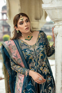 Buy AJR Alif Luxury Wedding Collection 2022 | 03 Pakistani Bridal Dresses Available for in Sizes Modern Printed embroidery dresses on lawn & luxury cotton designer fabric created by Khadija Shah from Pakistan & for SALE in the UK, USA, Malaysia, London. Book now ready to wear Medium sizes or customise @Lebaasonline.