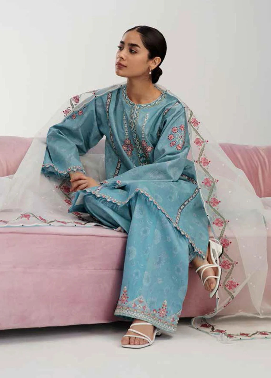 Buy Zara Shahjahan | Coco Summer Lawn Collection 2023 Pakistani Embroidered Clothes For Women at Our Online Designer Boutique UK, Indian & Pakistani Wedding dresses online UK, Asian Clothes UK Jazmin Suits USA, Baroque Chiffon Collection 2023 & Eid Collection Outfits in USA on express shipping available @ Lebaasonline.