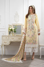 Load image into Gallery viewer, Buy Sobia Nazir’s Luxury Lawn Collection 2021 Yellow Dress from our website We are largest stockists of Sobia Nazir Lawn 2021 Maria b Pret collection The Pakistani Dresses UK are now trending in Mehndi Party Wear dresses and Bridal Collection Buy dresses online in Birmingham, UK USA Spain from Lebaasonline in SALE!