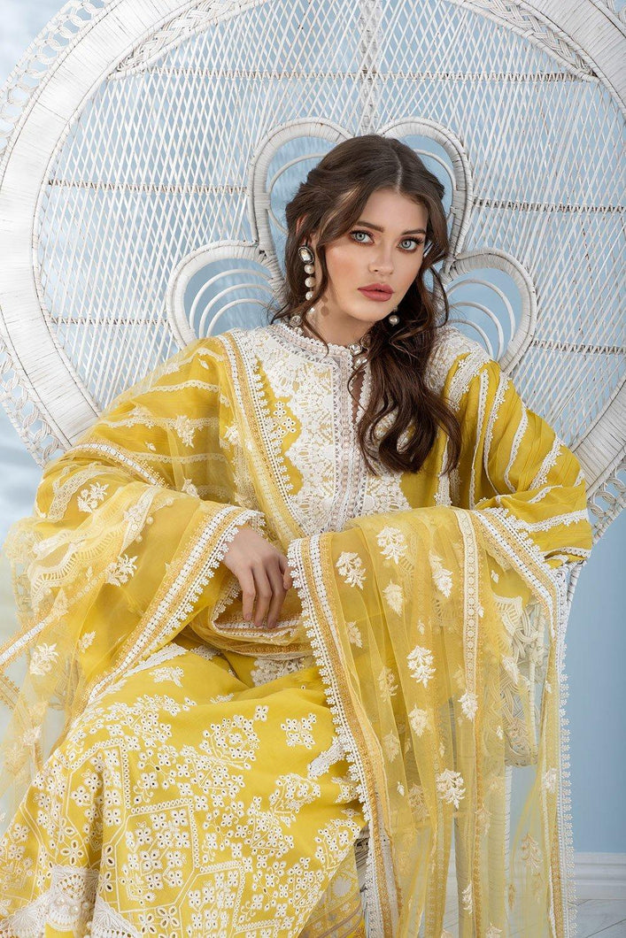 Buy Sobia Nazir’s Luxury Lawn Collection 2021 Yellow Lawn Dress from our website We are largest stockists of Sobia Nazir Lawn 2021 Maria b Pret collection The Pakistani designer are now trending in Mehndi, Eid Dresses Party dresses and Bridal Collection Buy dress pak in Birmingham UK USA Spain from Lebaasonline in SALE