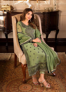 Buy ASIM JOFA | MAAHRU AND NOORIE '23 green exclusive slik collection of ASIM JOFA WEDDING COLLECTION 2023 from our website. We have various PAKISTANI DRESSES ONLINE IN UK, ASIM JOFA CHIFFON COLLECTION 2021. Get your unstitched or customized PAKISATNI BOUTIQUE IN UK, USA, FRACE , QATAR, DUBAI from Lebaasonline at SALE!
