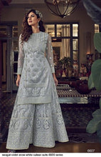 Load image into Gallery viewer, SWAGAT VIOLET SNOW WHITE SALWAR SUITS | 6607