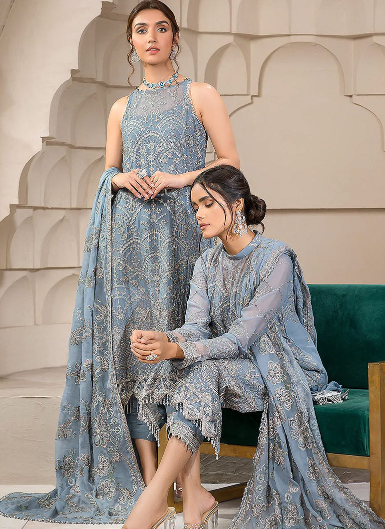 Zarif -Blue Bell PAKISTANI DRESSES & READY MADE PAKISTANI CLOTHES UK. Buy Zarif UK Embroidered Collection of Winter Lawn, Original Pakistani Brand Clothing, Unstitched & Stitched suits for Indian Pakistani women. Next Day Delivery in the U. Express shipping to USA, France, Germany & Australia 