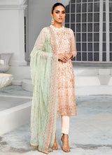 Load image into Gallery viewer, Zarif - Coral PAKISTANI DRESSES &amp; READY MADE PAKISTANI CLOTHES UK. Buy Zarif UK Embroidered Collection of Winter Lawn, Original Pakistani Brand Clothing, Unstitched &amp; Stitched suits for Indian Pakistani women. Next Day Delivery in the U. Express shipping to USA, France, Germany &amp; Australia 