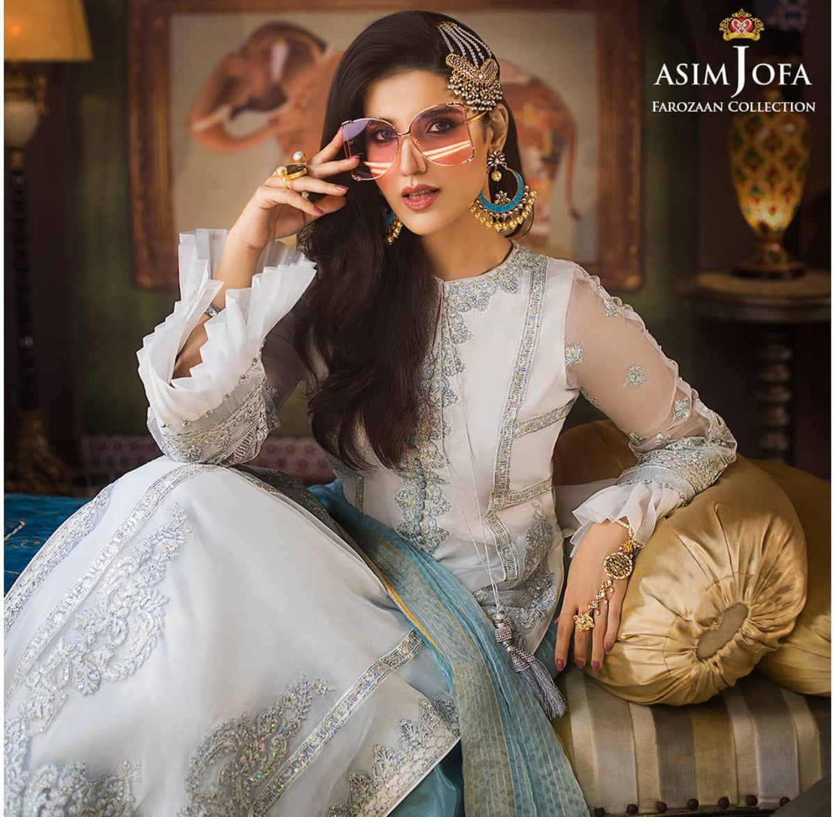 Asim Jofa UK Online Sale 2020 Pakistani party wear dresses collection 