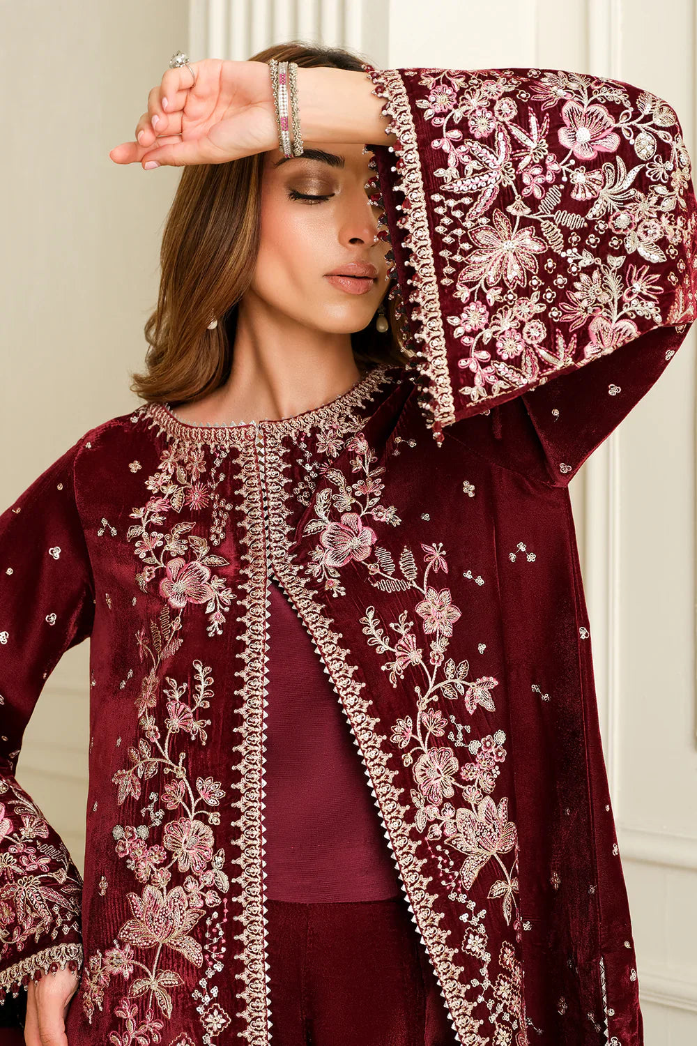 Baroque Embroidered Velvet Collection