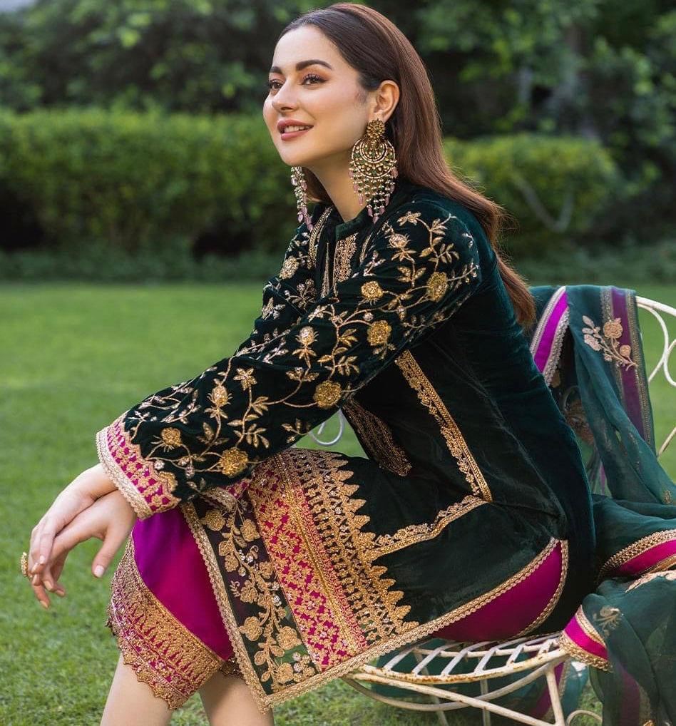 Pakistani velvet suits