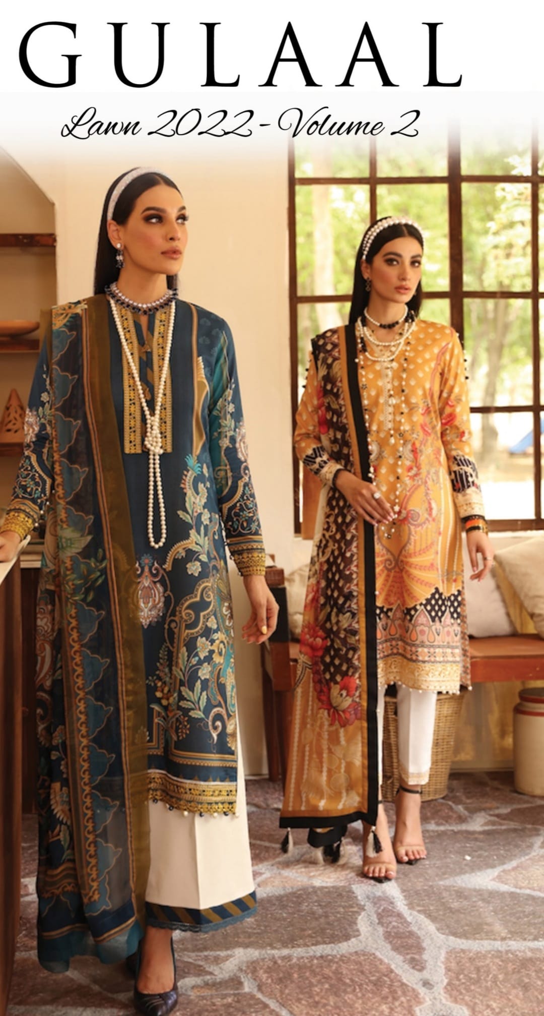 GULAAL LAWN 2022 - VOLUME 2 | PAKISTANI CLOTHS | LEBAASONLINE