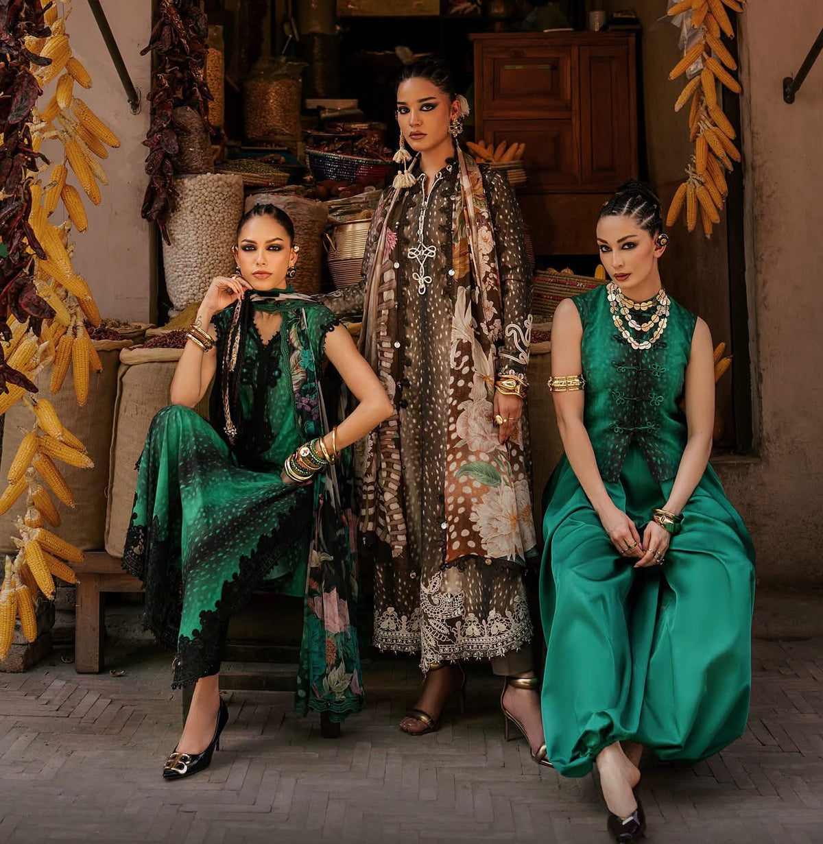MPrints Fall ’26 Pakistani designer dress available in UK, USA and worldwide