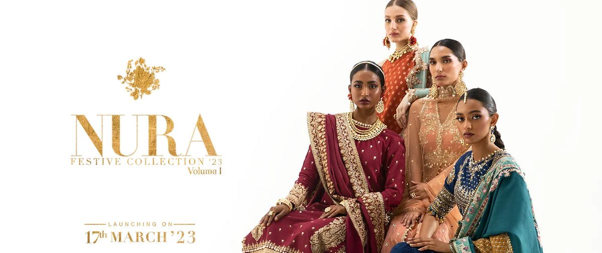 SANA SAFINAZ | NURA - FESTIVE COLLECTION 2023 | VOL 1 | LEBAASONLINE