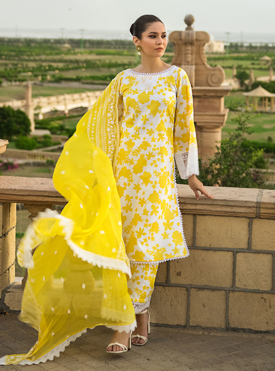 Buy Zainab Chottani | Luxury Lawn '23 Pakistani Embroidered Clothes For Women at Our Online Designer Boutique UK, Indian & Pakistani Wedding dresses online UK, Asian Clothes UK Jazmin Suits USA, Baroque Chiffon Collection 2023 & Eid Collection Outfits in USA on express shipping available @ store Lebaasonline