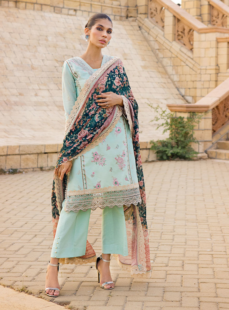 Buy Zainab Chottani | Luxury Lawn '23 Pakistani Embroidered Clothes For Women at Our Online Designer Boutique UK, Indian & Pakistani Wedding dresses online UK, Asian Clothes UK Jazmin Suits USA, Baroque Chiffon Collection 2023 & Eid Collection Outfits in USA on express shipping available @ store Lebaasonline