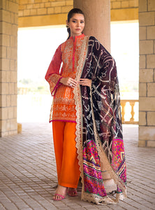 Buy Zainab Chottani | Luxury Lawn '23 Pakistani Embroidered Clothes For Women at Our Online Designer Boutique UK, Indian & Pakistani Wedding dresses online UK, Asian Clothes UK Jazmin Suits USA, Baroque Chiffon Collection 2023 & Eid Collection Outfits in USA on express shipping available @ store Lebaasonline