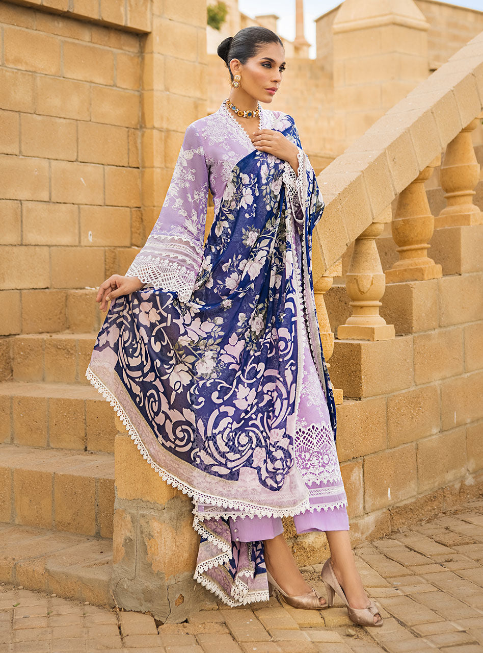 Buy Zainab Chottani | Luxury Lawn '23 Pakistani Embroidered Clothes For Women at Our Online Designer Boutique UK, Indian & Pakistani Wedding dresses online UK, Asian Clothes UK Jazmin Suits USA, Baroque Chiffon Collection 2023 & Eid Collection Outfits in USA on express shipping available @ store Lebaasonline