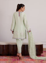 Load image into Gallery viewer, FARAH TALIB AZIZ | LUNA EID &#39;25 Pakistani designer suits is available @lebaasonline. We have various Pakistani Bridal dresses online available in brands such as Mari B, Imrozia, Suffuse pret 2025 is best for evening/party wear. Get express shipping in UK, USA, France, Belgium from Lebaasonline in Pakistani SALE