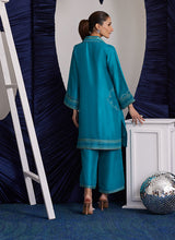 Load image into Gallery viewer, FARAH TALIB AZIZ | LUNA EID &#39;25 Pakistani designer suits is available @lebaasonline. We have various Pakistani Bridal dresses online available in brands such as Mari B, Imrozia, Suffuse pret 2025 is best for evening/party wear. Get express shipping in UK, USA, France, Belgium from Lebaasonline in Pakistani SALE