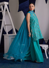 Load image into Gallery viewer, FARAH TALIB AZIZ | LUNA EID &#39;25 Pakistani designer suits is available @lebaasonline. We have various Pakistani Bridal dresses online available in brands such as Mari B, Imrozia, Suffuse pret 2025 is best for evening/party wear. Get express shipping in UK, USA, France, Belgium from Lebaasonline in Pakistani SALE