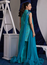 Load image into Gallery viewer, FARAH TALIB AZIZ | LUNA EID &#39;25 Pakistani designer suits is available @lebaasonline. We have various Pakistani Bridal dresses online available in brands such as Mari B, Imrozia, Suffuse pret 2025 is best for evening/party wear. Get express shipping in UK, USA, France, Belgium from Lebaasonline in Pakistani SALE