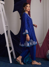 Load image into Gallery viewer, FARAH TALIB AZIZ | LUNA EID &#39;25 Pakistani designer suits is available @lebaasonline. We have various Pakistani Bridal dresses online available in brands such as Mari B, Imrozia, Suffuse pret 2025 is best for evening/party wear. Get express shipping in UK, USA, France, Belgium from Lebaasonline in Pakistani SALE
