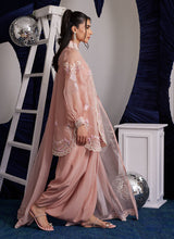 Load image into Gallery viewer, FARAH TALIB AZIZ | LUNA EID &#39;25 Pakistani designer suits is available @lebaasonline. We have various Pakistani Bridal dresses online available in brands such as Mari B, Imrozia, Suffuse pret 2025 is best for evening/party wear. Get express shipping in UK, USA, France, Belgium from Lebaasonline in Pakistani SALE