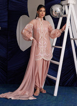 Load image into Gallery viewer, FARAH TALIB AZIZ | LUNA EID &#39;25 Pakistani designer suits is available @lebaasonline. We have various Pakistani Bridal dresses online available in brands such as Mari B, Imrozia, Suffuse pret 2025 is best for evening/party wear. Get express shipping in UK, USA, France, Belgium from Lebaasonline in Pakistani SALE