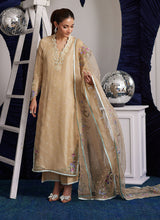 Load image into Gallery viewer, FARAH TALIB AZIZ | LUNA EID &#39;25 Pakistani designer suits is available @lebaasonline. We have various Pakistani Bridal dresses online available in brands such as Mari B, Imrozia, Suffuse pret 2025 is best for evening/party wear. Get express shipping in UK, USA, France, Belgium from Lebaasonline in Pakistani SALE