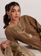 Load image into Gallery viewer, FARAH TALIB AZIZ | LUNA EID &#39;25 Pakistani designer suits is available @lebaasonline. We have various Pakistani Bridal dresses online available in brands such as Mari B, Imrozia, Suffuse pret 2025 is best for evening/party wear. Get express shipping in UK, USA, France, Belgium from Lebaasonline in Pakistani SALE