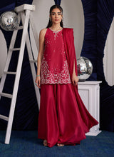 Load image into Gallery viewer, FARAH TALIB AZIZ | LUNA EID &#39;25 Pakistani designer suits is available @lebaasonline. We have various Pakistani Bridal dresses online available in brands such as Mari B, Imrozia, Suffuse pret 2025 is best for evening/party wear. Get express shipping in UK, USA, France, Belgium from Lebaasonline in Pakistani SALE