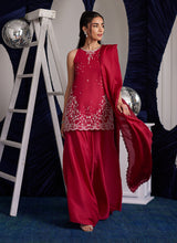 Load image into Gallery viewer, FARAH TALIB AZIZ | LUNA EID &#39;25 Pakistani designer suits is available @lebaasonline. We have various Pakistani Bridal dresses online available in brands such as Mari B, Imrozia, Suffuse pret 2025 is best for evening/party wear. Get express shipping in UK, USA, France, Belgium from Lebaasonline in Pakistani SALE