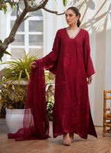 Load image into Gallery viewer, FARAH TALIB AZIZ | TARA LUXE II &#39;25 Pakistani designer suits is available @lebaasonline. We have various Pakistani Bridal dresses online available in brands such as Mari B, Imrozia, Suffuse pret 2025 is best for evening/party wear. Get express shipping in UK, USA, France, Belgium from Lebaasonline in Pakistani SALE