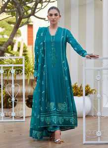FARAH TALIB AZIZ | TARA LUXE II '25 Pakistani designer suits is available @lebaasonline. We have various Pakistani Bridal dresses online available in brands such as Mari B, Imrozia, Suffuse pret 2025 is best for evening/party wear. Get express shipping in UK, USA, France, Belgium from Lebaasonline in Pakistani SALE