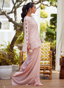 FARAH TALIB AZIZ | TARA LUXE II '25 Pakistani designer suits is available @lebaasonline. We have various Pakistani Bridal dresses online available in brands such as Mari B, Imrozia, Suffuse pret 2025 is best for evening/party wear. Get express shipping in UK, USA, France, Belgium from Lebaasonline in Pakistani SALE