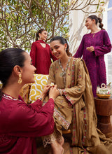 Load image into Gallery viewer, FARAH TALIB AZIZ | TARA LUXE II &#39;25 Pakistani designer suits is available @lebaasonline. We have various Pakistani Bridal dresses online available in brands such as Mari B, Imrozia, Suffuse pret 2025 is best for evening/party wear. Get express shipping in UK, USA, France, Belgium from Lebaasonline in Pakistani SALE