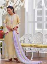 Load image into Gallery viewer, FARAH TALIB AZIZ | TARA LUXE II &#39;25 Pakistani designer suits is available @lebaasonline. We have various Pakistani Bridal dresses online available in brands such as Mari B, Imrozia, Suffuse pret 2025 is best for evening/party wear. Get express shipping in UK, USA, France, Belgium from Lebaasonline in Pakistani SALE