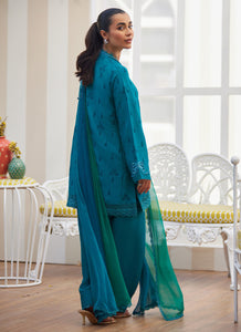 FARAH TALIB AZIZ | TARA LUXE II '25 Pakistani designer suits is available @lebaasonline. We have various Pakistani Bridal dresses online available in brands such as Mari B, Imrozia, Suffuse pret 2025 is best for evening/party wear. Get express shipping in UK, USA, France, Belgium from Lebaasonline in Pakistani SALE