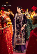Load image into Gallery viewer, Buy Asim Jofa | Makhmal exclusive chiffon Net collection of ASIM JOFA WEDDING COLLECTION 2024 from our website. We have various PAKISTANI DRESSES ONLINE IN UK, ASIM JOFA CHIFFON COLLECTION 2024. Get your unstitched or customized PAKISATNI BOUTIQUE IN UK, USA, from Lebaasonline at SALE!